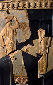 Relief aus dem Bereich des Apollo-Tempels, Palatin-Hügel, Rom