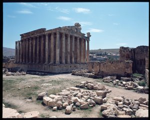 Überreste des Tempels des Bacchus