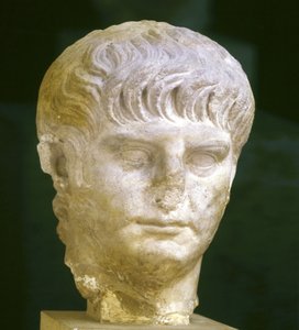 Darstellung des jungen Kaisers Nero (37 - 68). Rom, Museo Nazionale Romano
