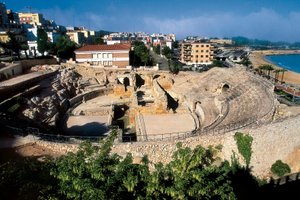 Römisches Amphitheater, Tarragona, Katalonien, Spanien von Roman