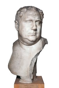 Römische Kunst: Büste des Vitellius (15-69) Römischer Kaiser, 2. Jahrhundert (Marmor) von Roman