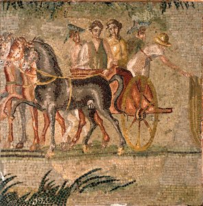 Römische Kunst: Wagenrennen in der Antike von Roman