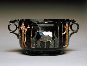 Römische Kunst: Schale mit ägyptischen Motiven. 1. Jahrhundert n. Chr. aus Castellammare di Stabia