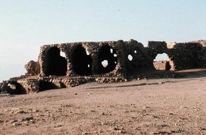 Ruinen des römischen Aquädukts von Roman