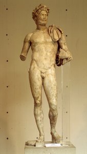 Statue des Kaisers Hadrian - Archäologisches Museum von Vaison-la-Romaine, 2. Jahrhundert von Roman