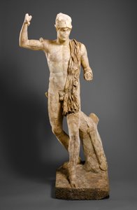 Statue eines verwundeten Kriegers, ca. 138-181 n. Chr. (Marmor)