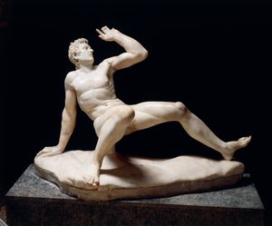 Statue eines fallenden Galliers, Kopie eines Originals der Pergamon-Schule aus dem 3. Jahrhundert v. Chr.