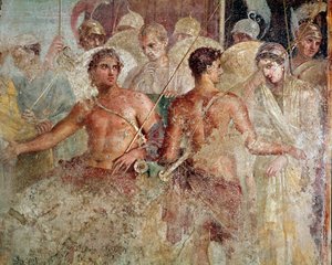 Der Abschied von Achilles und Briseis (Fresko)