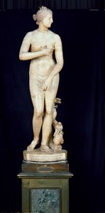 Die Medici Venus, Kopie des hellenistischen Originals von Praxiteles (ca. 370-330 v. Chr.)