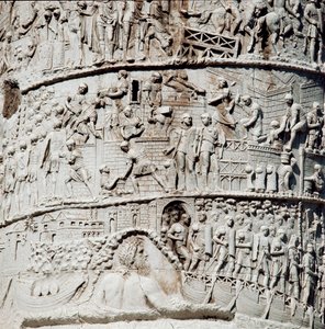 Die römischen Legionen segeln in Ancona unter dem Schutz von Neptun von Roman