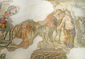 Der triumphale Zug des Dionysos, Haus des Aion, Paphos, Zypern von Roman