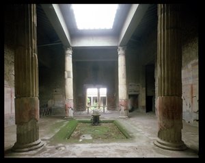 Das Impluvium im Haus der Silberhochzeit