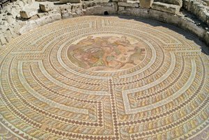 Theseus und der Minotaurus, Haus des Theseus, Paphos, Zypern von Roman