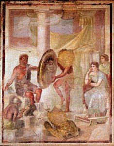 Thetis in der Schmiede des Vulkan (Fresko)