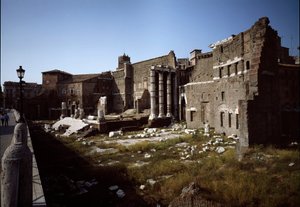 Ansicht des Forums des Augustus (Fotografie)