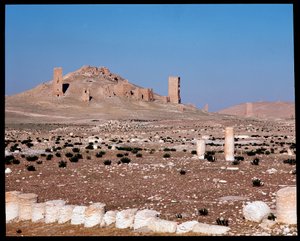 Ansicht der Turmgräber von Iamblichus und Elahbel