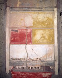 Wanddekoration, Pompeji, Italien (Fresko) von Roman