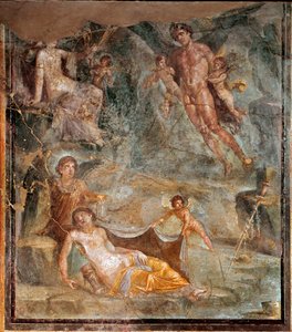Hochzeit von Zephyrus und Göttin Chloris (Fresko)