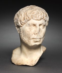 Kopf eines bärtigen Mannes, ca. 125