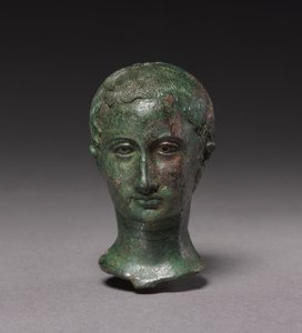 Porträt eines jungen Mädchens, ca. 25-30 von Roman Imperial Period