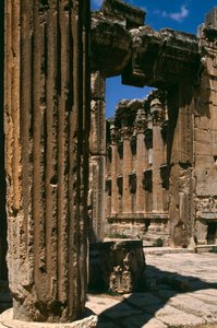 Tempel des Bacchus, Detail, Hochimperialzeit