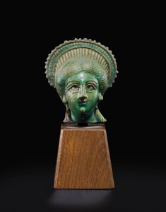 Kopf der Isis-Aphrodite, 1. - 2. Jahrhundert n. Chr. von Roman Period Egyptian