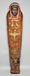Mumie eines jungen Mannes mit Enkaustikporträt, aus El-Hibeh von Roman Period Egyptian