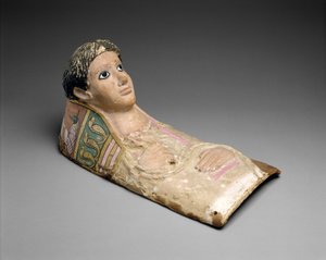 Gips-Porträtmaske eines Jugendlichen, ca. 140–190 n. Chr.