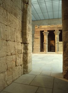 Der Tempel von Dendur, ca. 10 v. Chr. (äolischer Sandstein) von Roman Period Egyptian