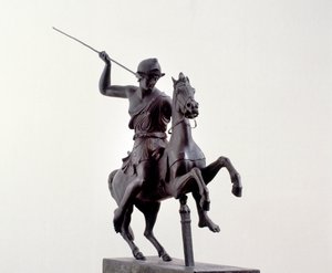 Amazone zu Pferd (Bronzeskulptur nach einem griechischen Original aus dem 3. Jahrhundert v. Chr.)
