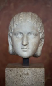 Kunst Rom Kopf der Kaiserin Barbia Orbiana (3. Jahrhundert), Marmor