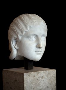 Kunst Rom Kopf der Kaiserin Barbia Orbiana (3. Jahrhundert), Marmor