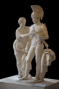 Imperiales Paar in Mars und Venus (zwischen 120 und 140 n. Chr.) Skulptur