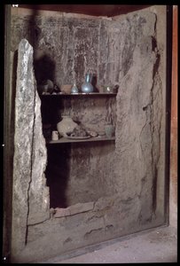 Verkohlter Kleiderschrank, Casa a Graticcio, 5. Jahrhundert v. Chr. - 1. Jahrhundert n. Chr. von Roman Roman