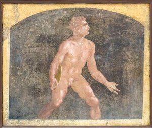 Diskobolos, aus der Villa Arianna in Stabiae von Roman Roman