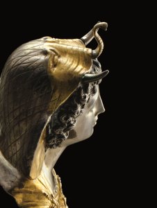 Emblema von Cleopatra Selene, ca. spätes 1. Jahrhundert v. Chr. - frühes 1. Jahrhundert n. Chr. (teilvergoldet & Silber) von Roman Roman