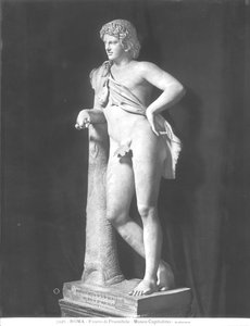 Faunus, Kopie eines Originals von Praxiteles (ca. 370-330 v. Chr.) von Roman Roman