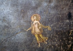 Fresko aus dem Haus des Menander, Pompeji (UNESCO-Welterbeliste) von Roman Roman
