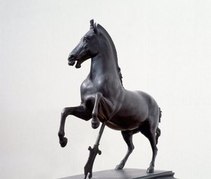 Galoppierendes Pferd (Bronzeskulptur nach einem griechischen Original aus dem 4. Jahrhundert v. Chr.) von Roman Roman
