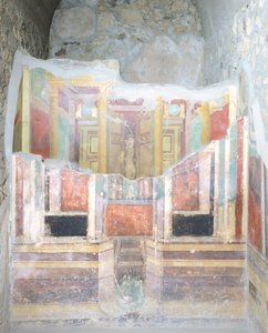 Inneres des Hauses des Fabius Rufus, Pompeji, Kampanien, römische Zivilisation von Roman Roman