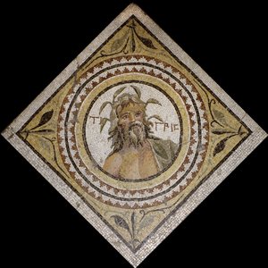 Personifikation des Flusses Tigris, spätes 2./3. Jahrhundert n. Chr.