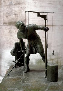 Römische Kunst: „Der Gromatiker“ (Bronzeskulptur) von Roman Roman