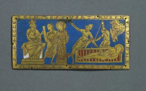 Verdammung und Martyrium des Heiligen Laurentius, ca. 1180