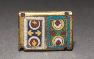Plakette von einem Reliquienschrein, um 1170 von Romanesque