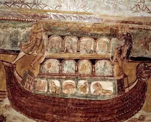 Die Arche Noah (Fresko der Decke)
