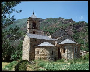 Ansicht der Kirche Saint Feliu