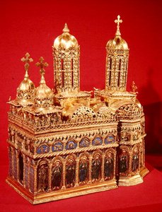Kivotion, aus dem Hurezi-Kloster, Vilcea County, 1691-92 von Romanian School