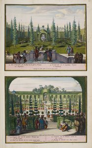 Der Park von Enghien, ca. 1685, Illustration aus 