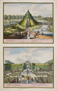 Der Park von Enghien, ca. 1685, Illustration aus 