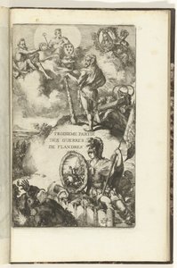 Titelblatt für den dritten Teil von Guerres de Flandres (Dritter Teil der Guerres de Flandres)